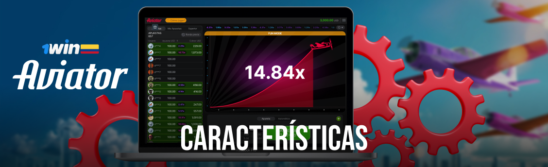 1Win Aviator avión apuesta multiplicador