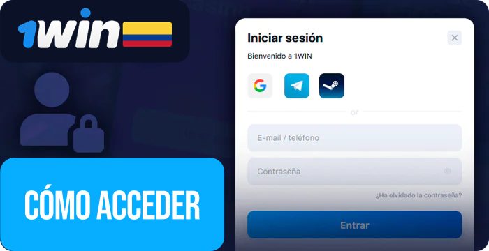 Autorícese en su cuenta personal 1Win